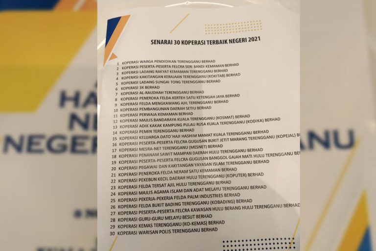 Majlis apresiasi hari koperasi negara 2022 negeri terengganu 2