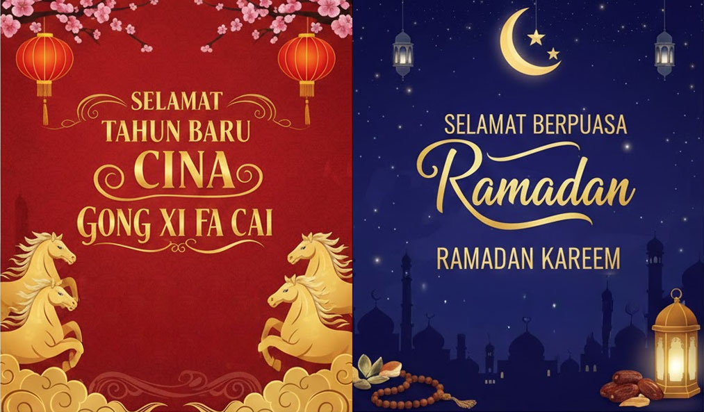 Ucapan raya dan awal ramadhan